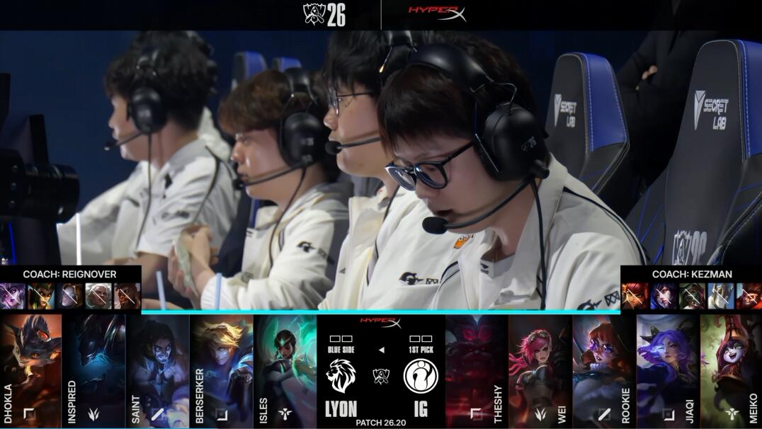 js345线路集团官网 IG vs LYON 手感火热 IG能否继续强势